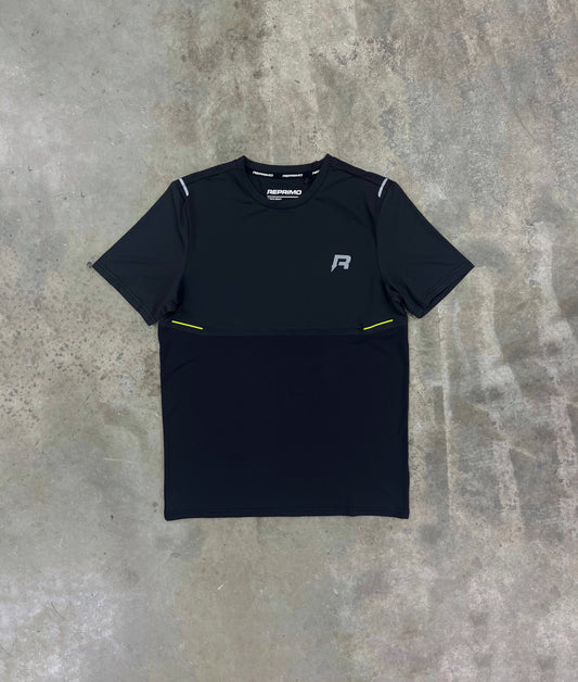 Reprimo Summit T Shirt - Black / Volt