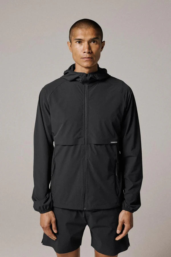 Condition Everyday Nylon Windbreaker - Black
