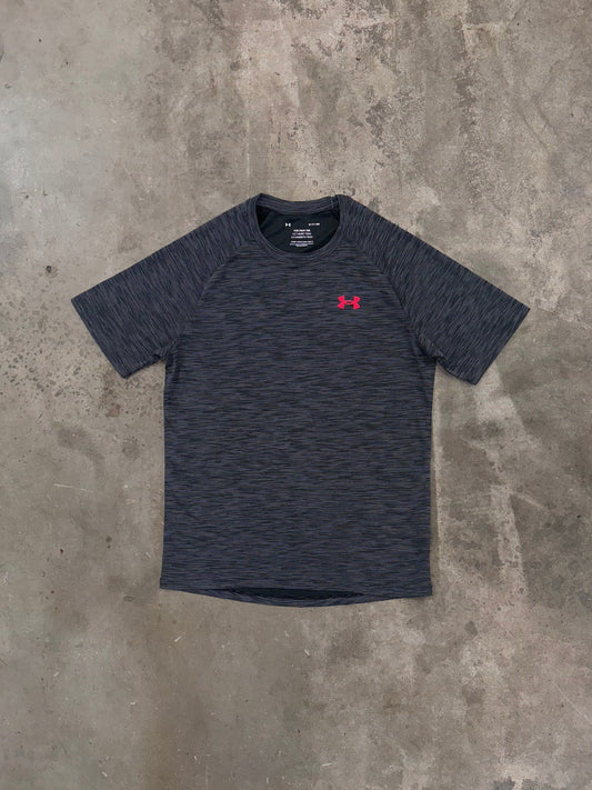 Under Armour Textured T Shirt -  Black / Red
