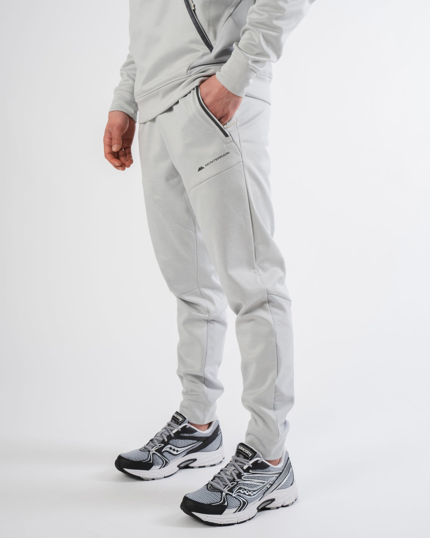 Monterrain Speed 2.0 Poly Fleece Jogger - Salted Fog