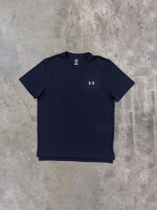 Under Armour Launch Jacquard T Shirt - Black