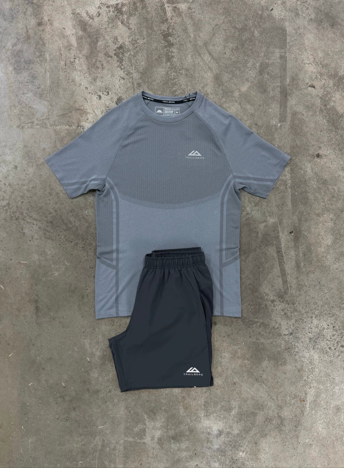 Trailberg Fusion Grey Seamless Set - T Shirt / Short