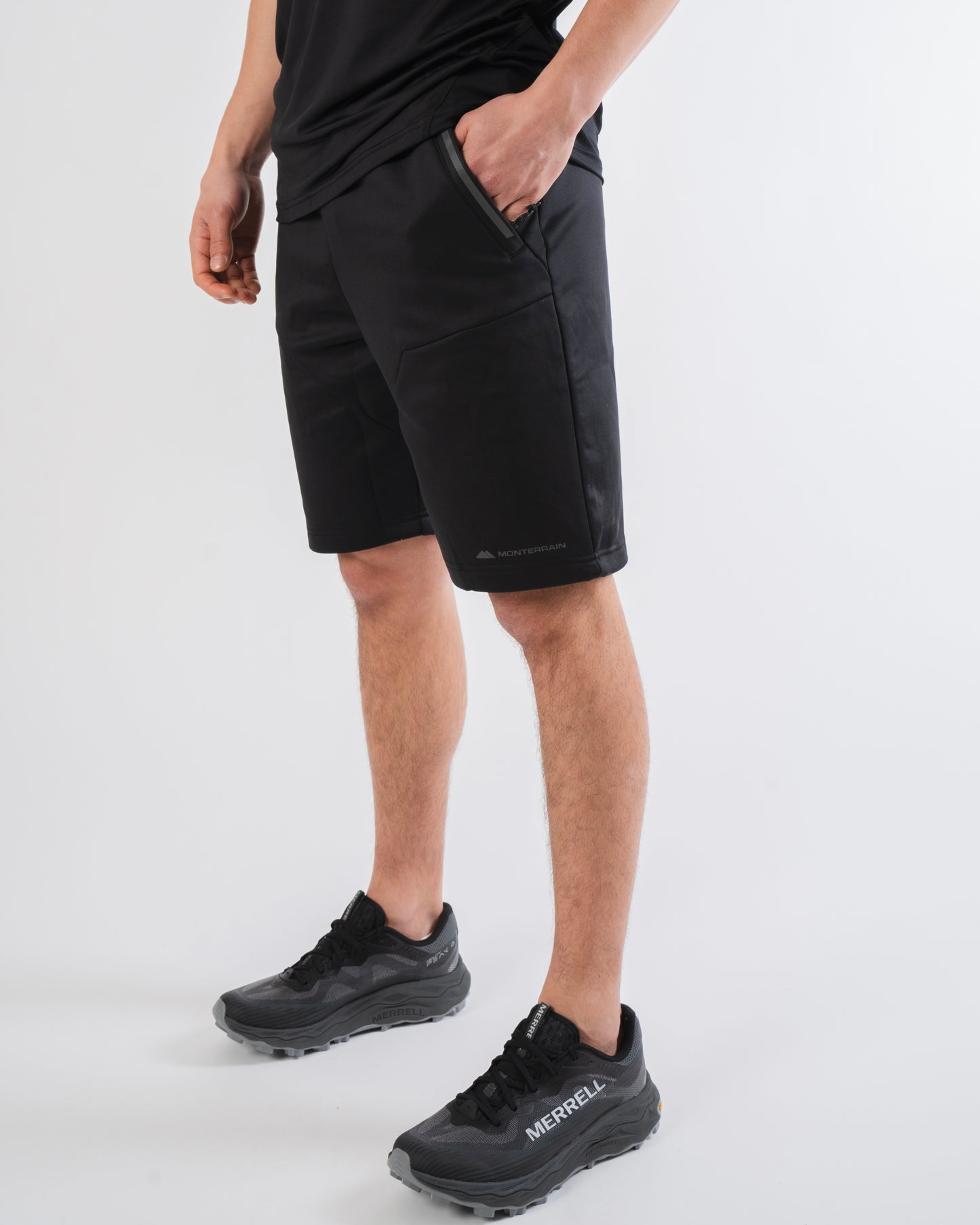 Monterrain Speed 2.0 Poly Fleece Short - Black from Dripmoda