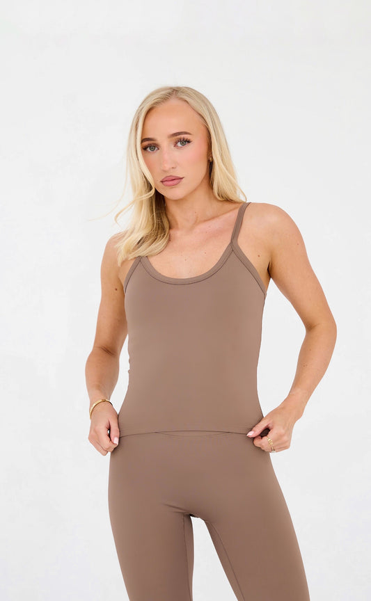 MDA Core Sculpt Vest Top - Fawn