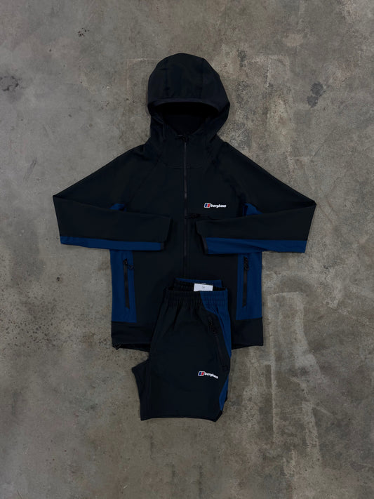 Berghaus Wavertree Black / Navy Set - Jacket / Short