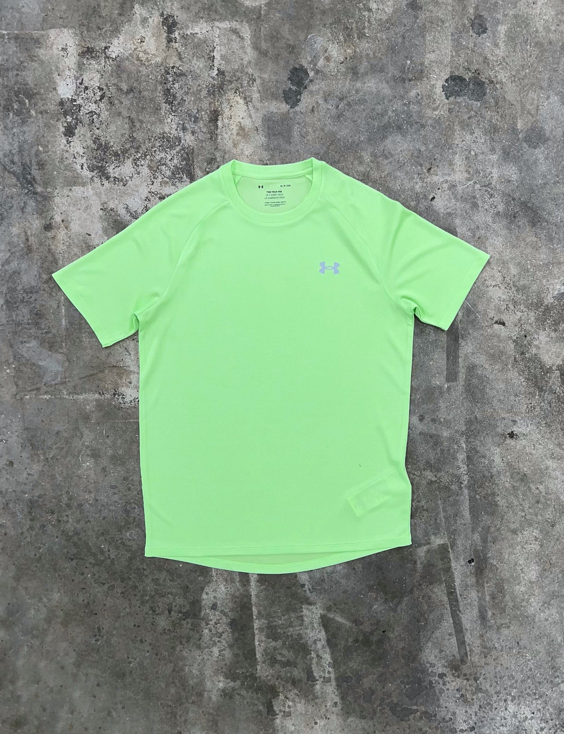 Under Armour Textured T Shirt -  Lime from DripModa