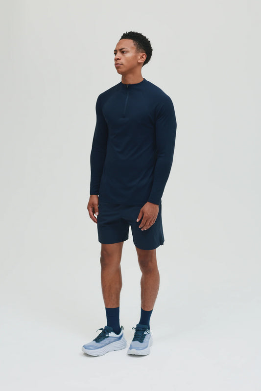 Condition Core Seamless Navy 3 Piece Set -  Quarter Zip / T Shirt / Short