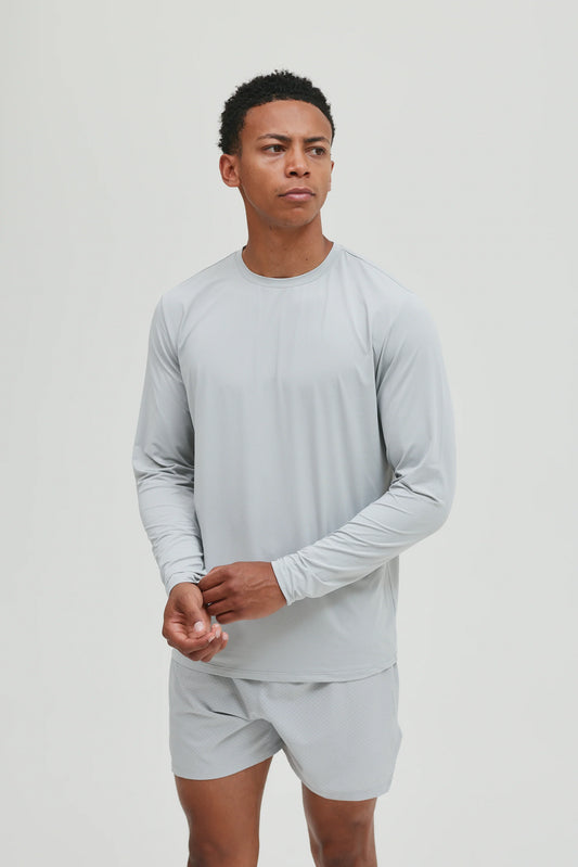 Condition Aero Long Sleeve T Shirt - Light Grey from DripModa