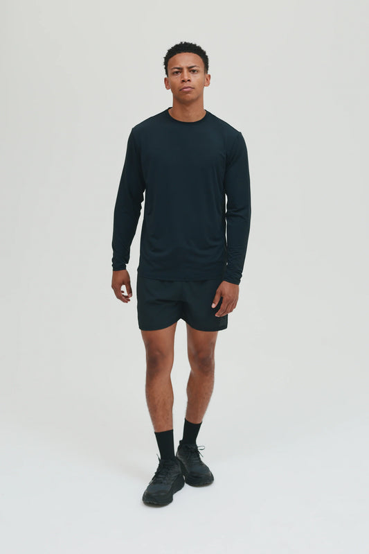 Condition Aero Black Long Sleeve Set - T Shirt / Short