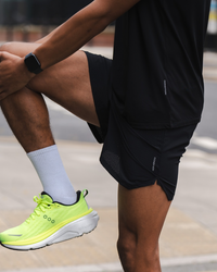 The AERO Short is built for speed with a featherweight feel that won’t hold you back. Designed for running and high-intensity training, it features a inside brief with phone holder, streamlined fit, moisture-wicking fabric, and laser-cut ventilation to keep you cool under pressure. Every detail is considered - from the elasticated waistband to the discreet zip back pocket for secure storage. Minimal weight, maximum performance.