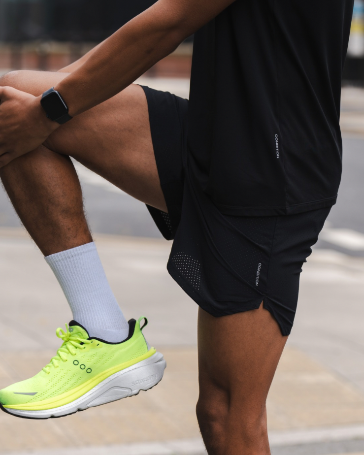 The AERO Short is built for speed with a featherweight feel that won’t hold you back. Designed for running and high-intensity training, it features a inside brief with phone holder, streamlined fit, moisture-wicking fabric, and laser-cut ventilation to keep you cool under pressure. Every detail is considered - from the elasticated waistband to the discreet zip back pocket for secure storage. Minimal weight, maximum performance.