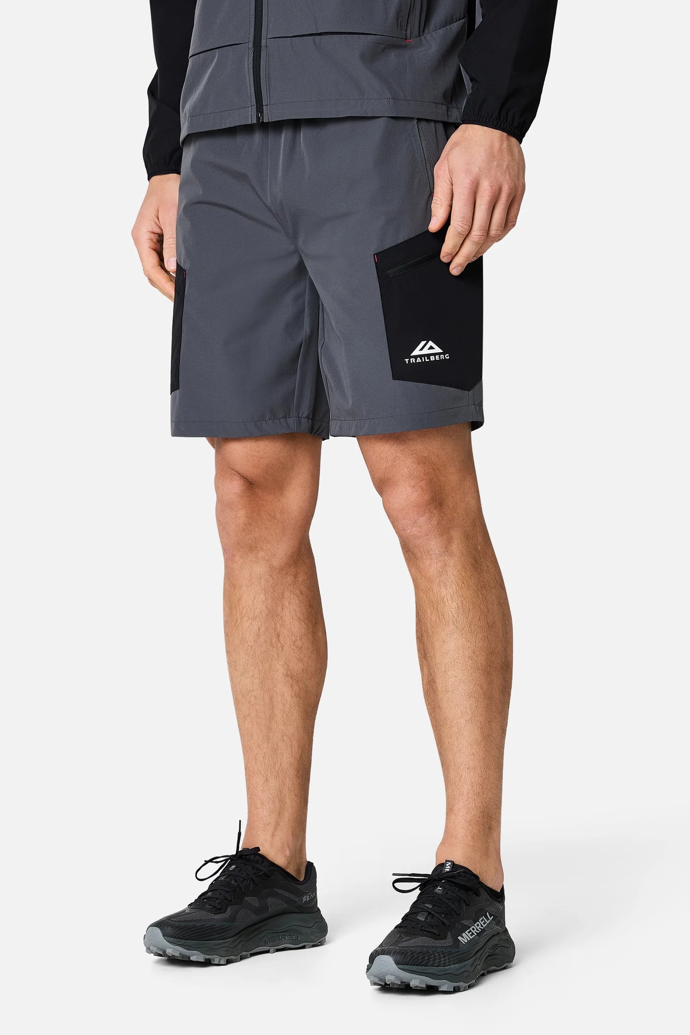 Trailberg Oberland Volcano Grey Set - Jacket / Short from DripModa