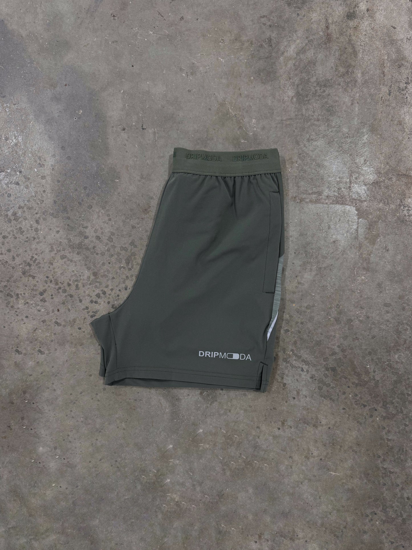 DripModa Panel Agave Set - T Shirt / Short