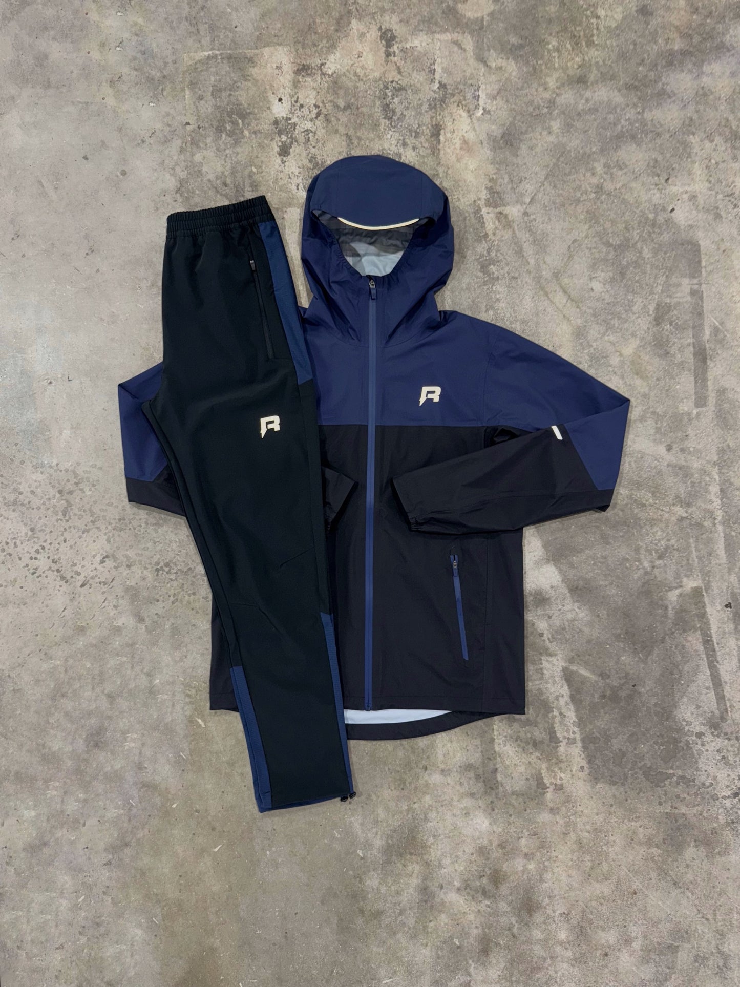 Reprimo Nova Black / Navy Tracksuit - Jacket / Pant