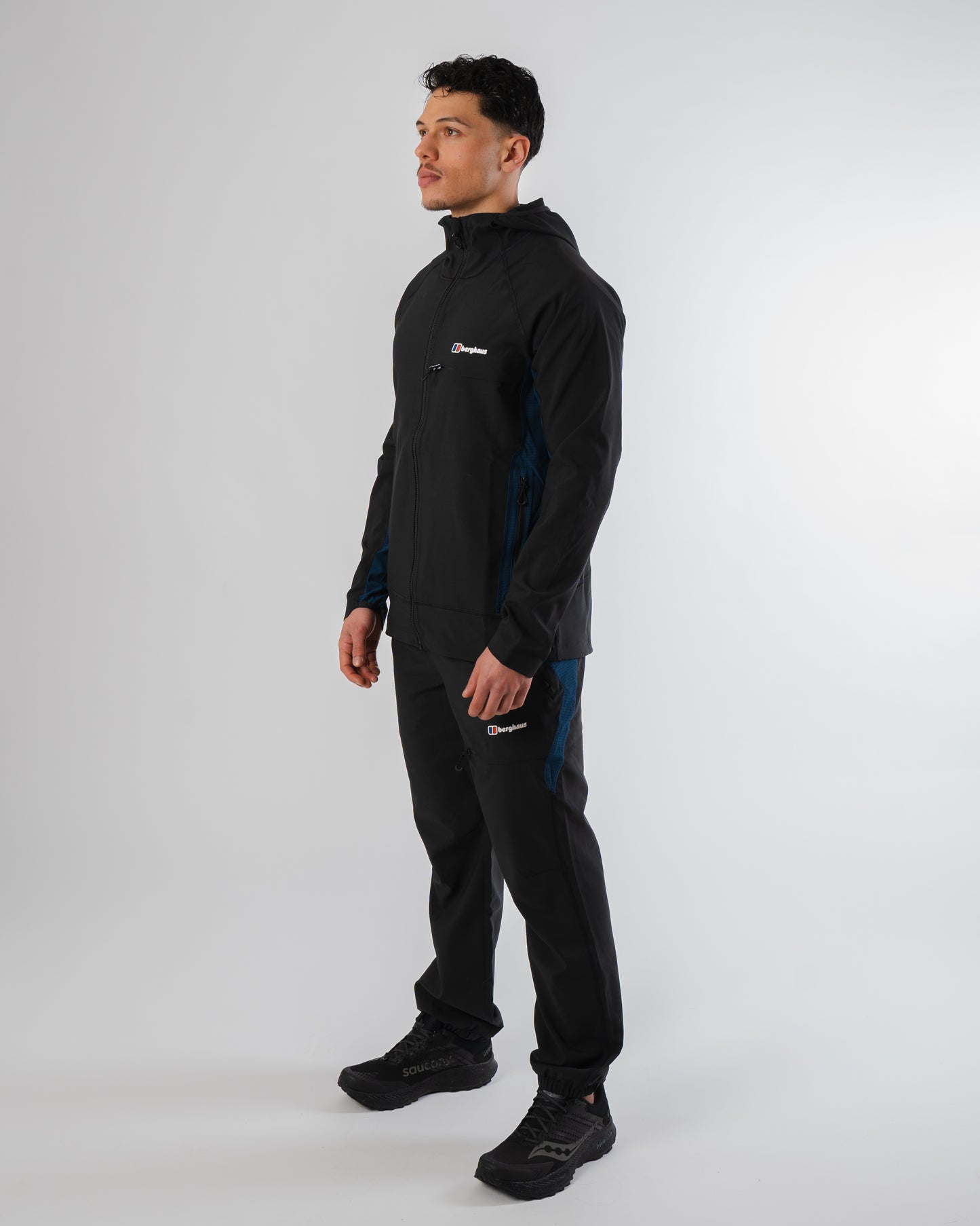 Berghaus Wavertree Black Navy Tracksuit - Jacket / Pant from DripModa