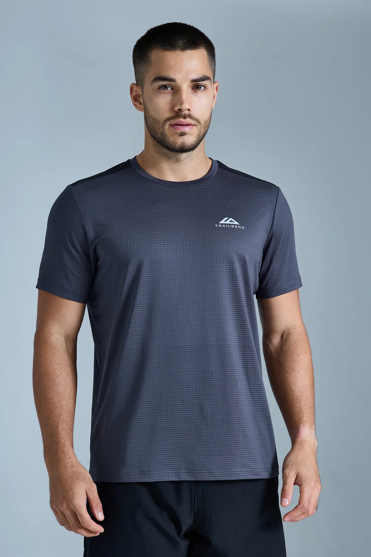 Trailberg Rapid Dash T Shirt - Black / Volcano Grey