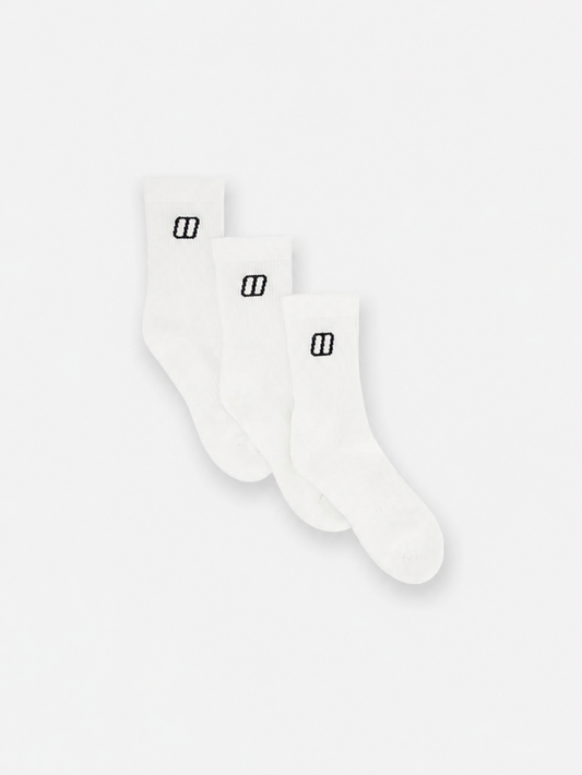 Berghaus Everyday Sock 3 pack - White
