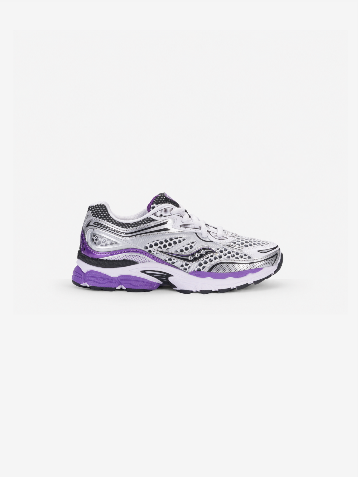 Saucony Junior Omni 9 Trainer - Silver / Purple