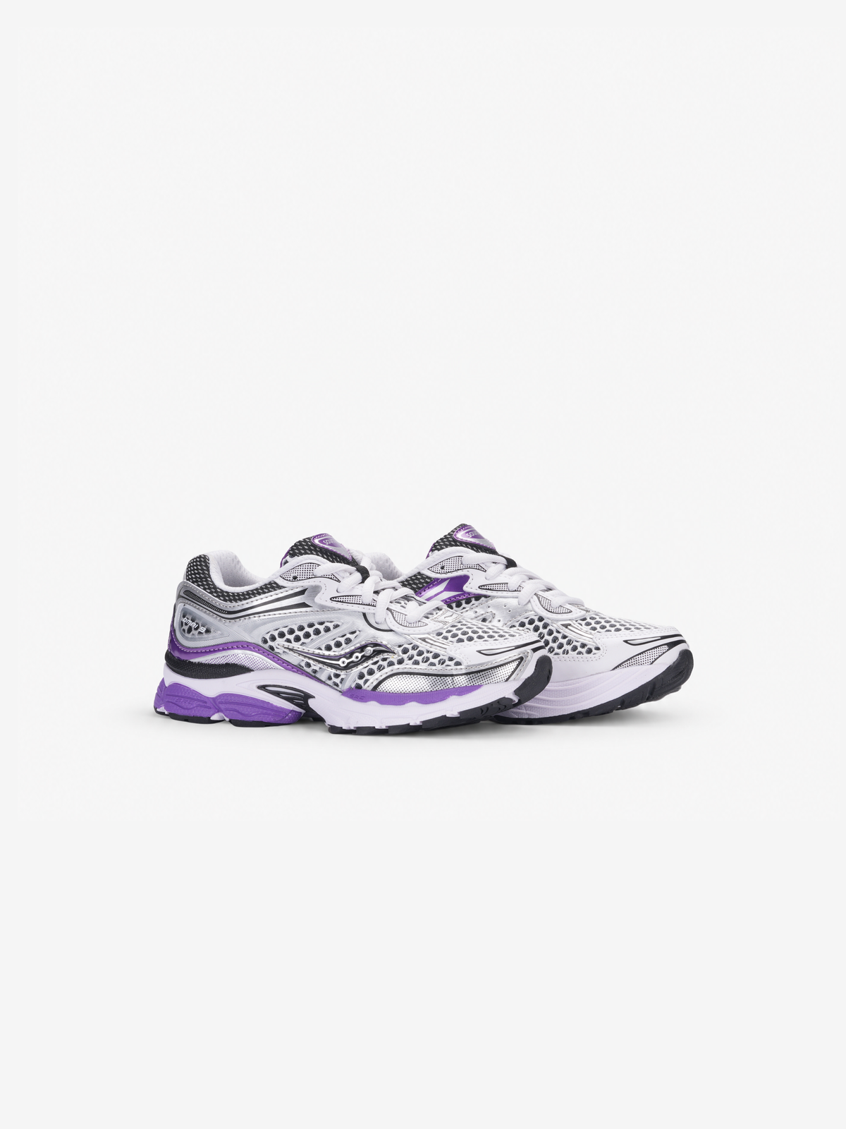 Saucony Junior Omni 9 Trainer - Silver / Purple