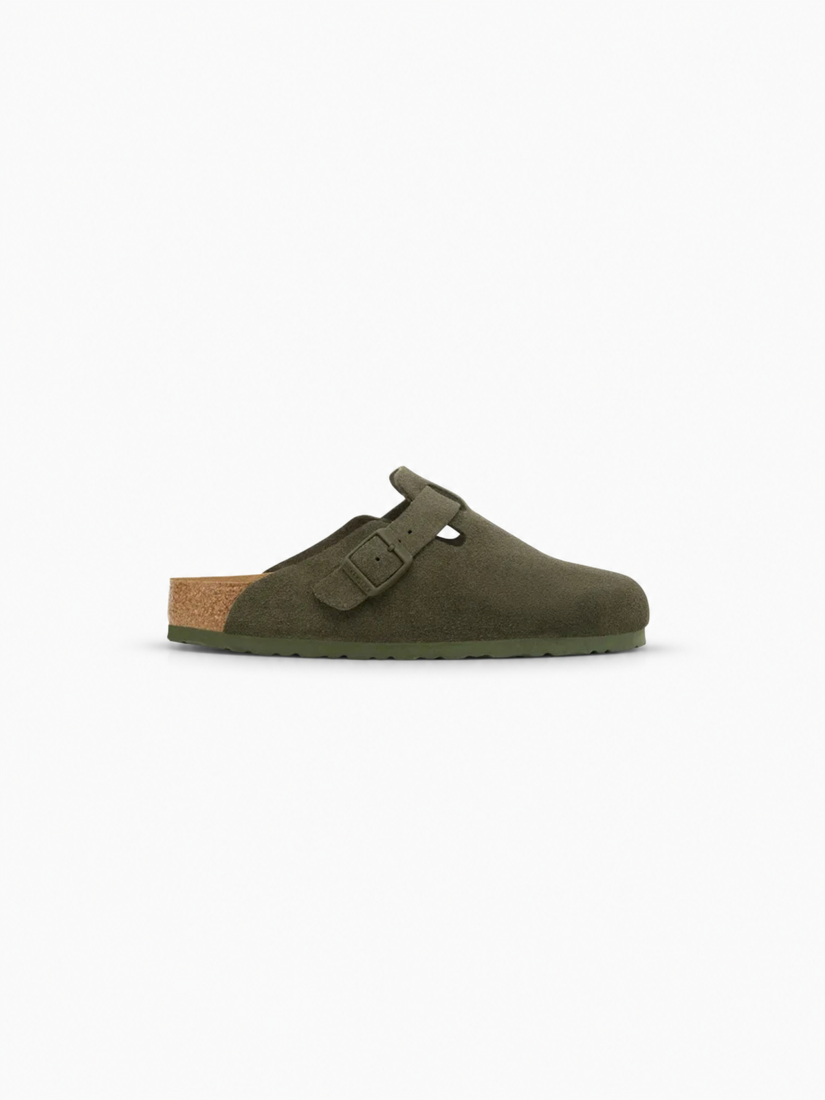 Birkenstock Boston Suede Leather - Thyme