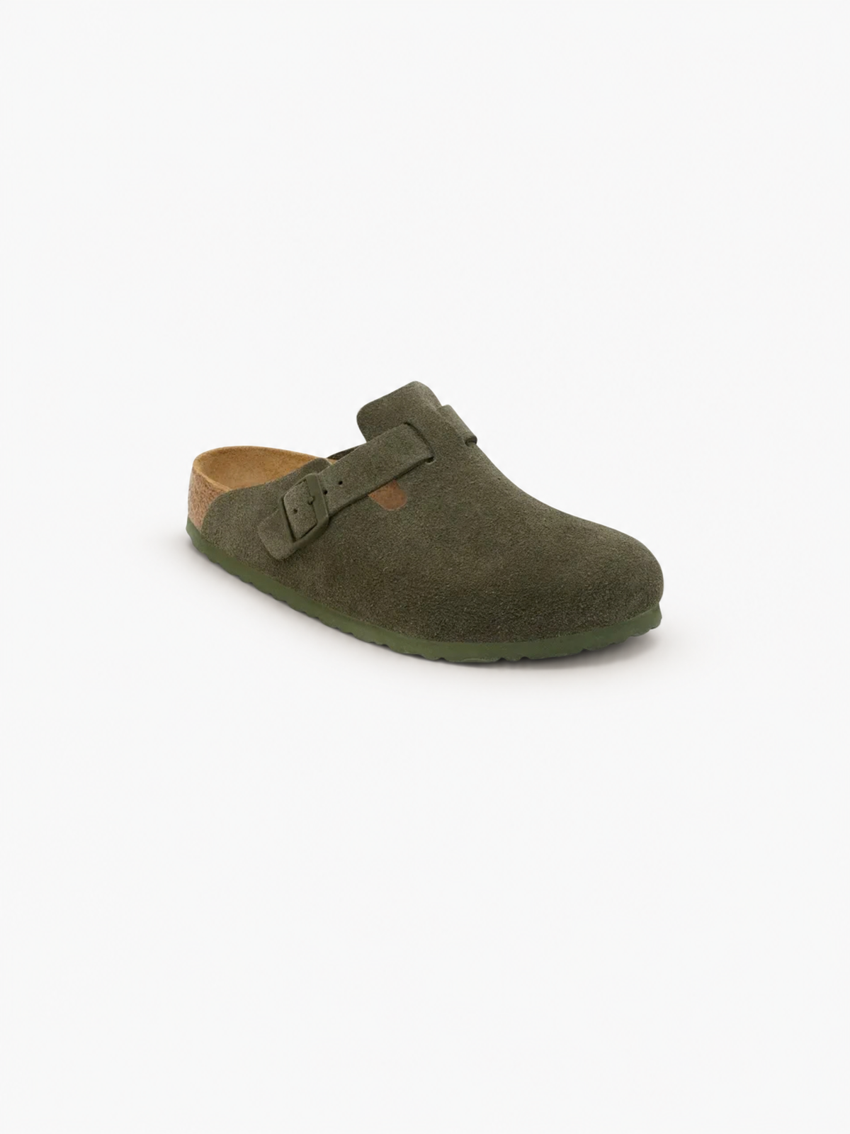 Birkenstock Boston Suede Leather - Thyme