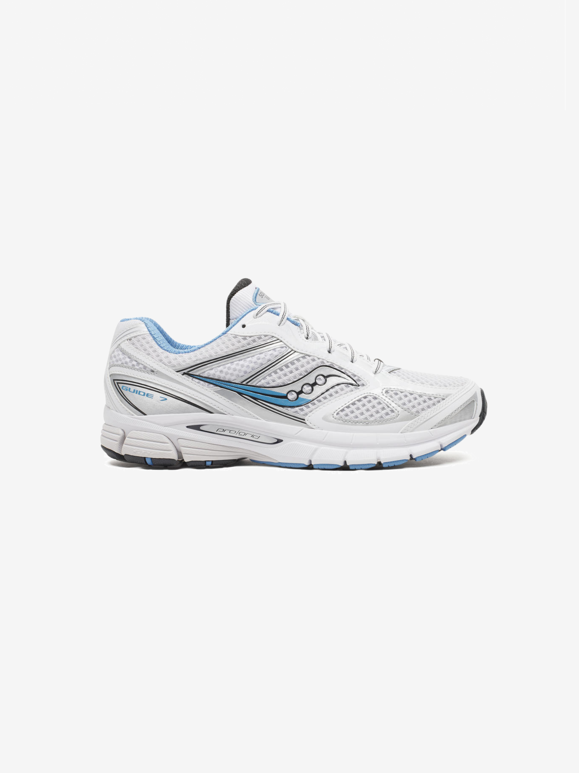 Saucony Progrid Guide 7 Trainers - White / Blissful from DripModa