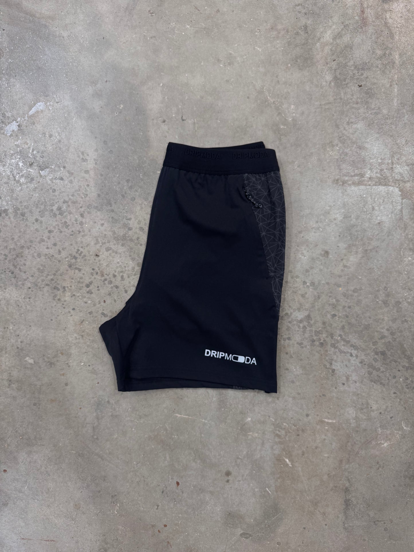 Dripmoda Cityscape Black 3 Piece Set - Jacket / T Shirt / Short