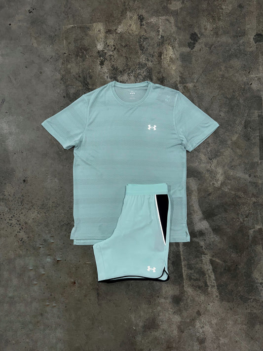 Under Armour Velociti Pro Mint Set - T Shirt / Short