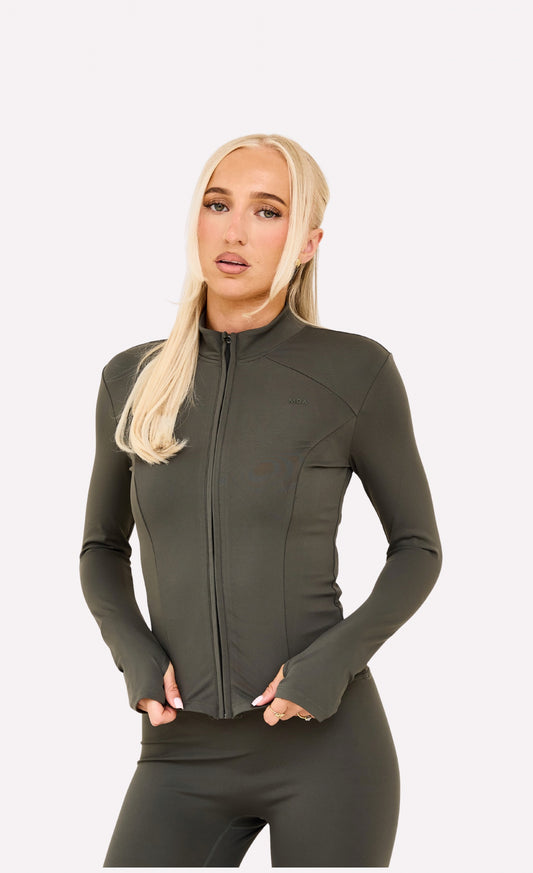 MDA Core Sculpt Zip Up Jacket - Olive