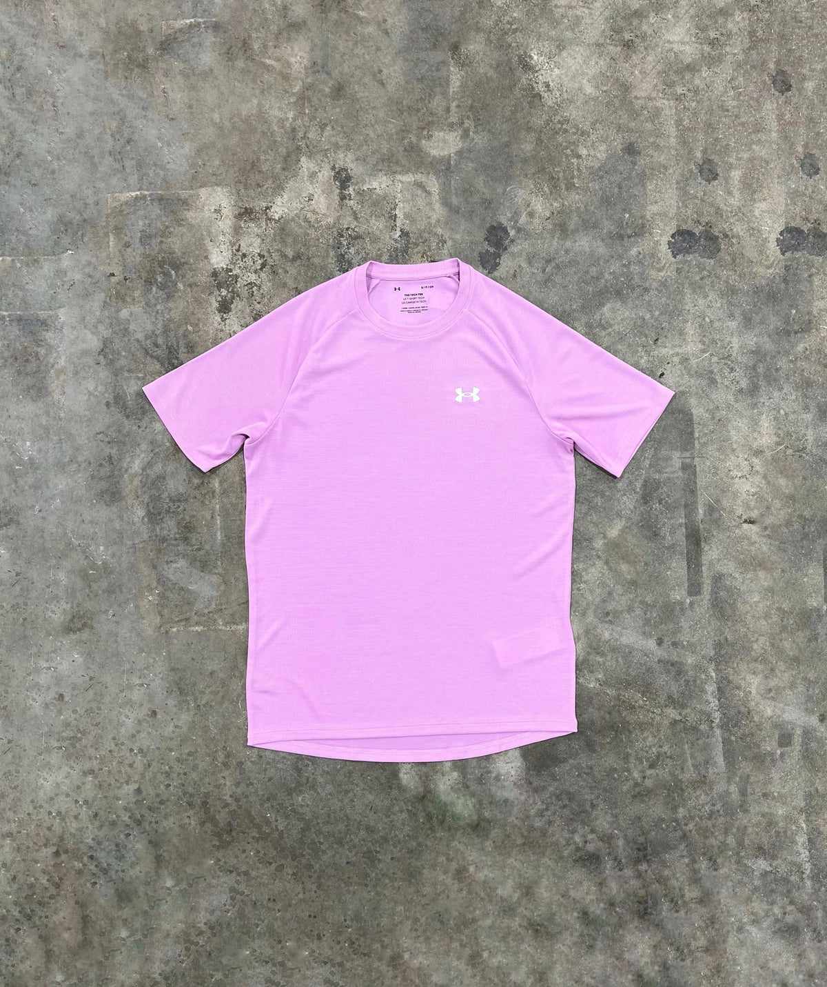 Under Armour Textured T Shirt -  Lilac
