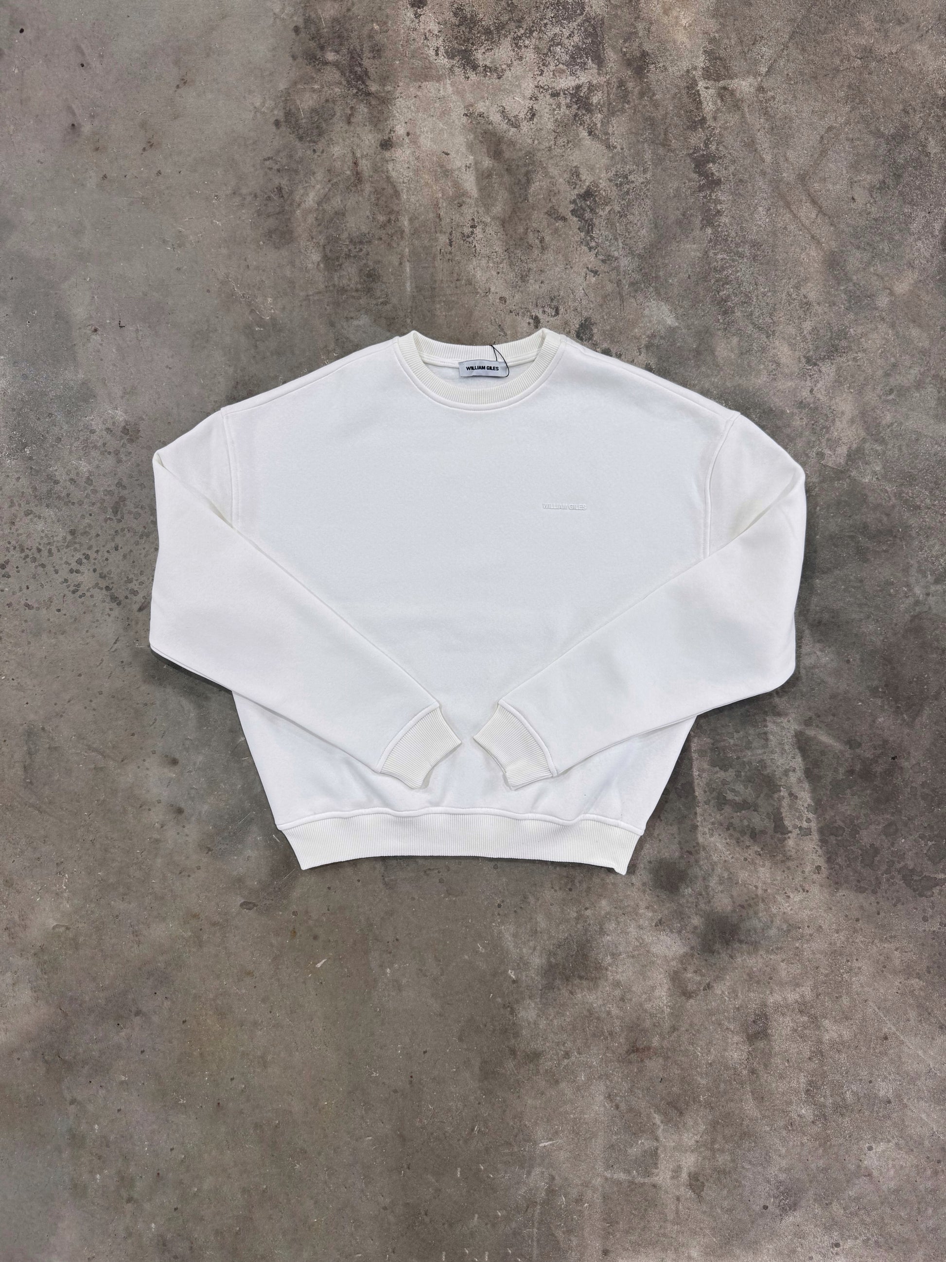 William Giles Sweatshirt - Ecru from DripModa