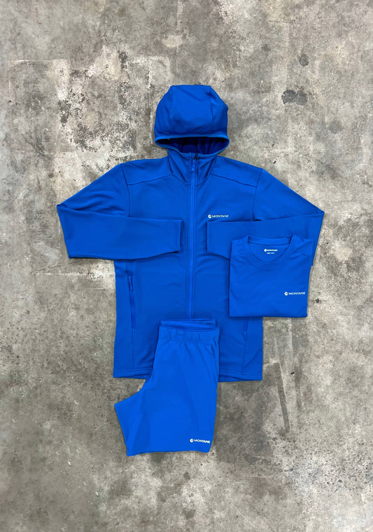 Montane Protium Neptune Blue 3 Piece Set - Jacket / T Shirt / Short