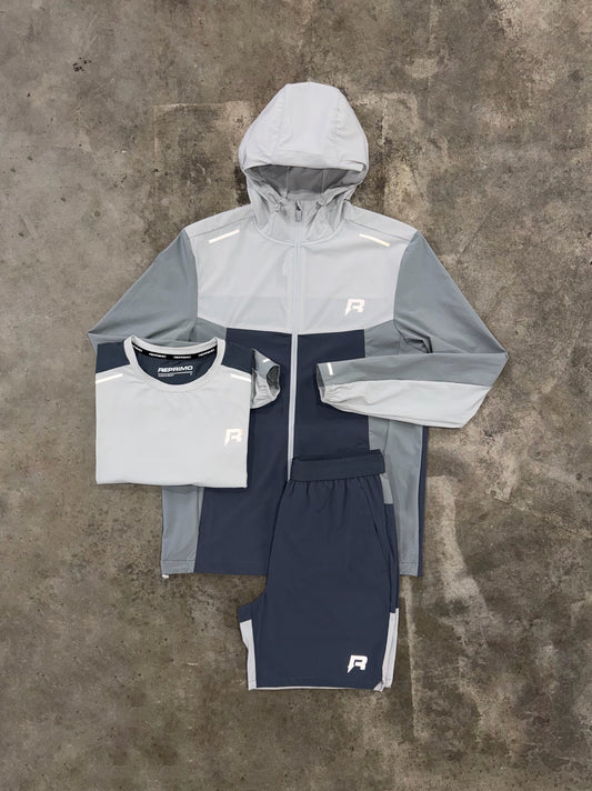 Reprimo Flight Vapour Blue 3 Piece Set - Jacket / T Shirt / Short