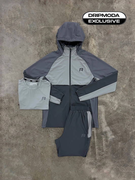 Reprimo Vortex Shadow Grey 3 Piece Set - Jacket / T Shirt / Short