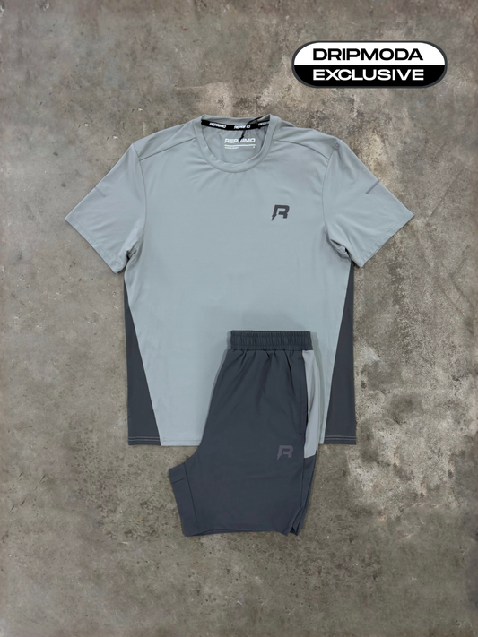 Reprimo Vortex Shadow Grey Set - T Shirt / Short