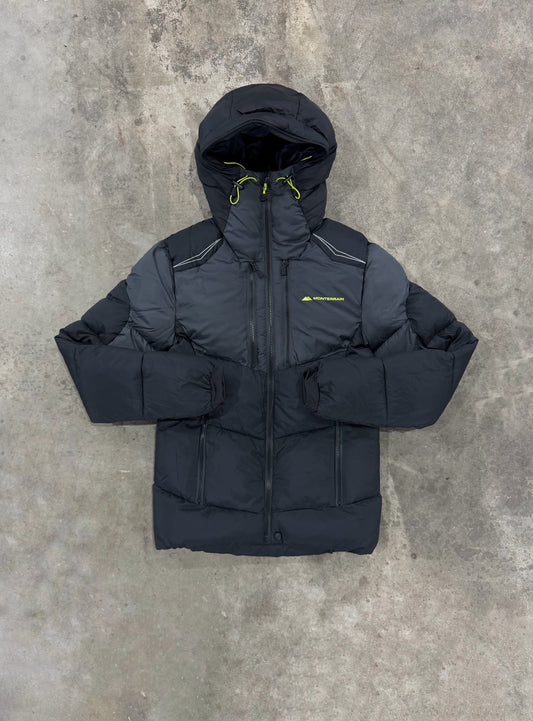 Monterrain Orbit Puffer Jacket - Black / Charcoal