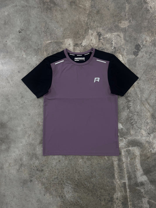 Reprimo Flight T Shirt - Mauve / Black