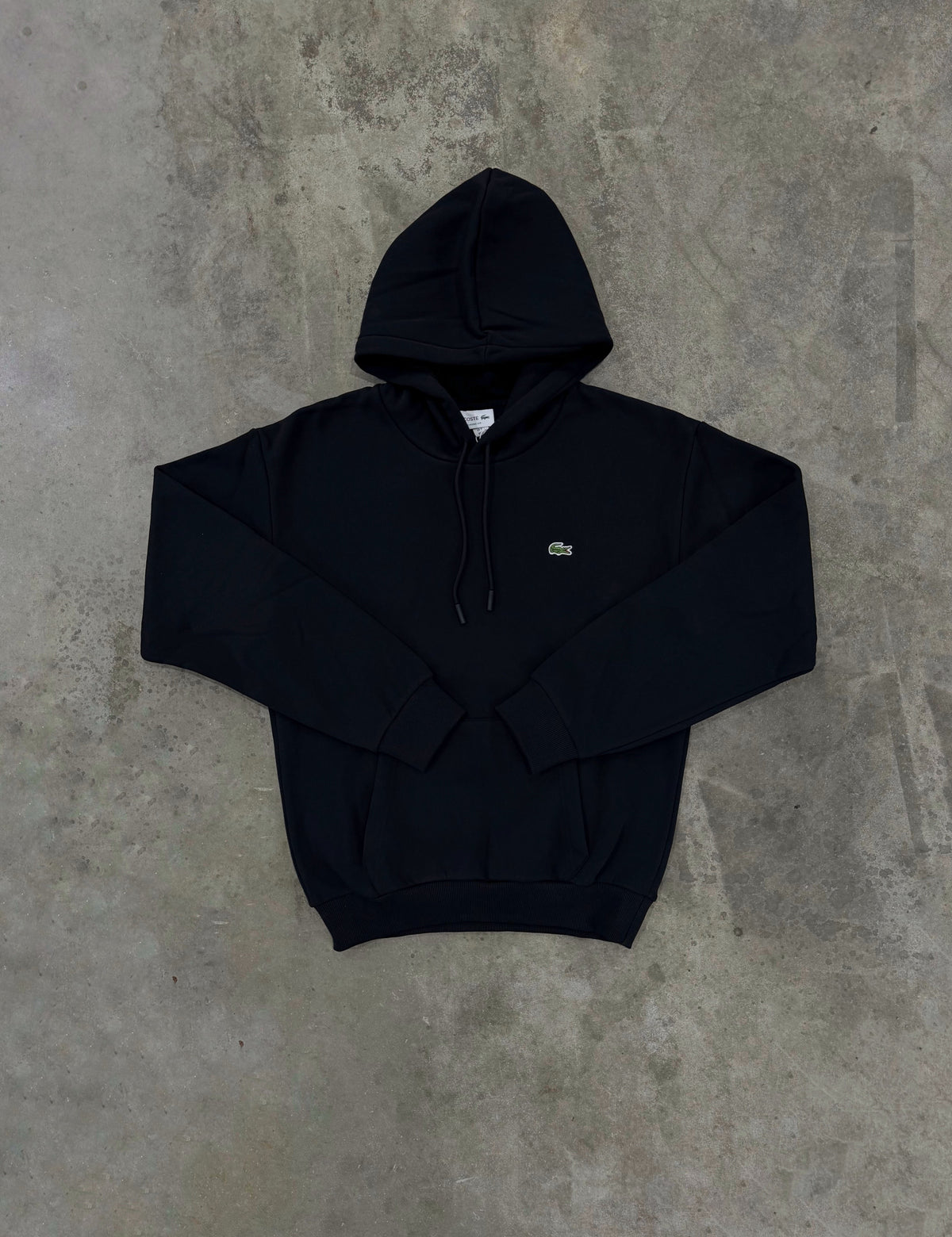 Lacoste Fleece Hoodie - Black