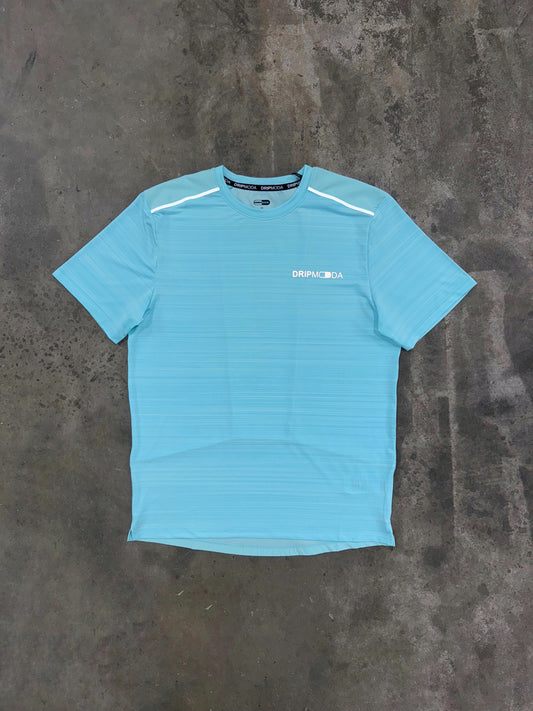 Dripmoda Panel T Shirt - Turquoise