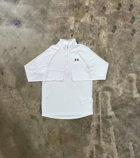 Under Armour Textured Quarter Zip - Distant Grey