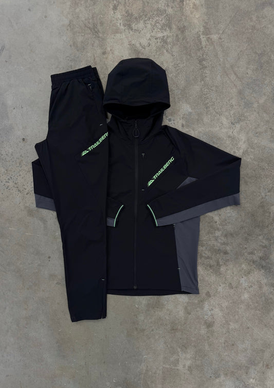Trailberg Pulsewave Black Tracksuit - Jacket / Pant