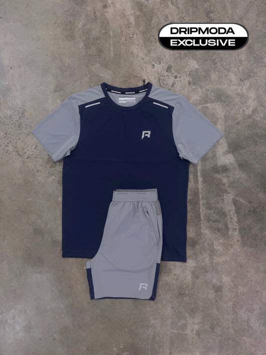 Reprimo Flight Dark Navy Set - T Shirt / Short