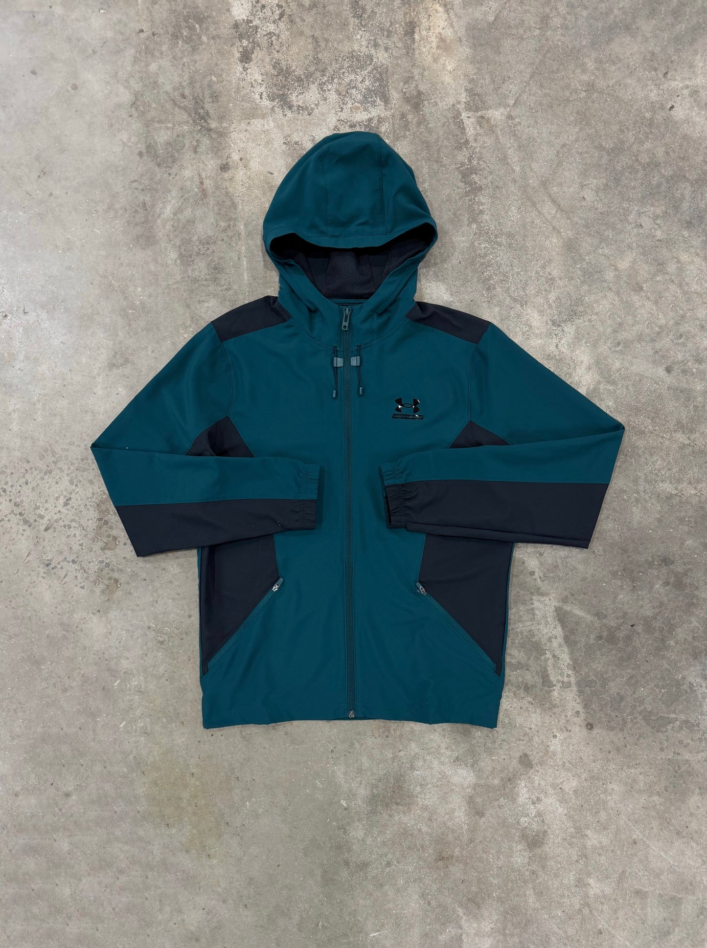 Under Armour Tech Sport Woven Jacket - Green / Black