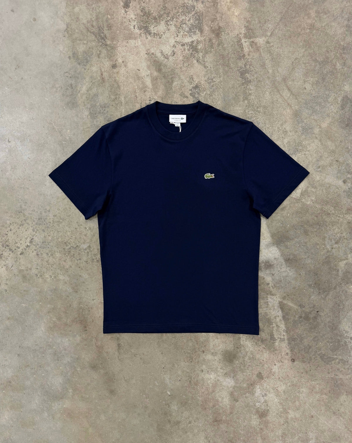 Lacoste Cotton T Shirt - Navy