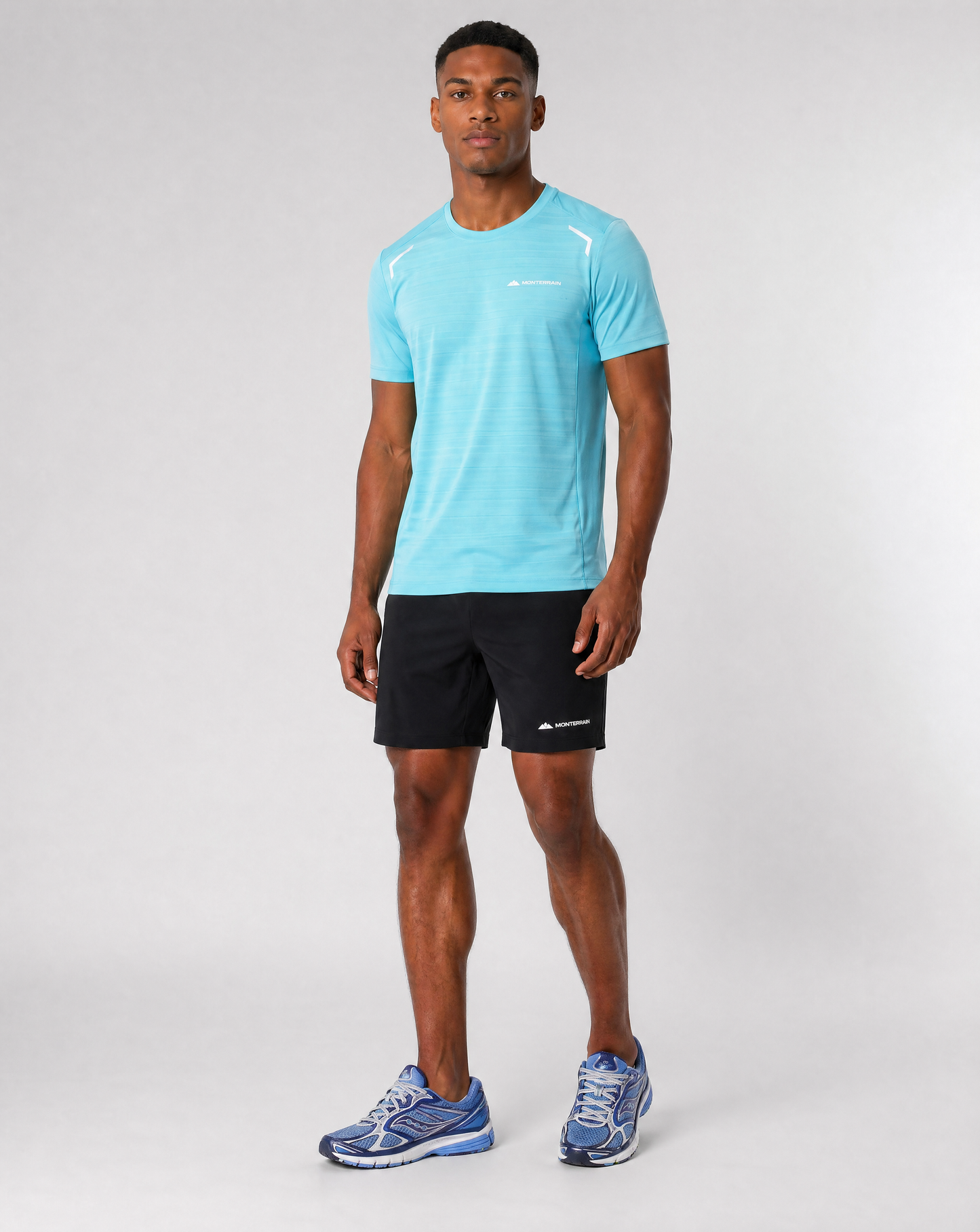 Monterrain Lyder Gleaming Blue Set - T Shirt / Short