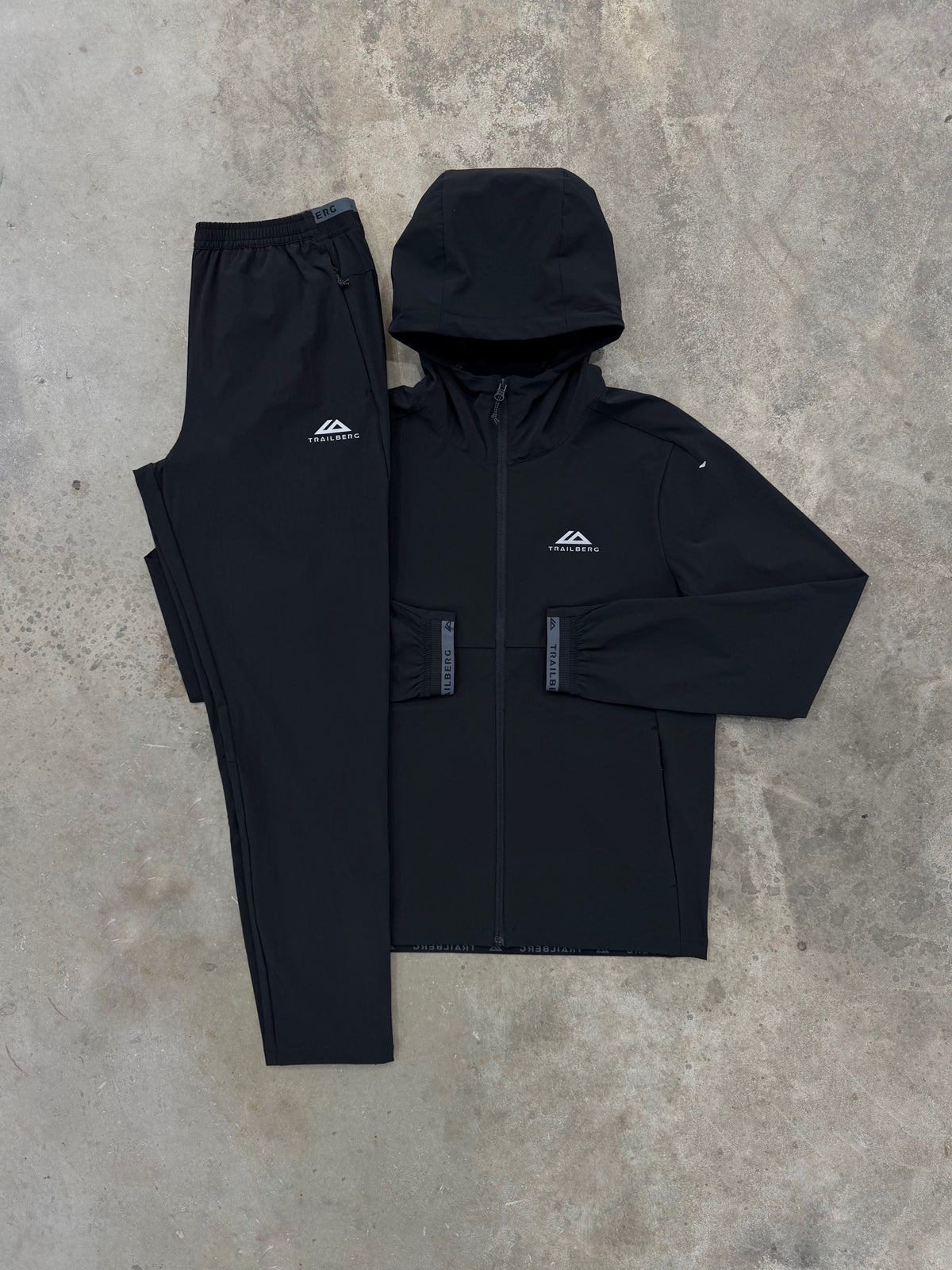 Trailberg Outrider Black Tracksuit - Jacket / Pant