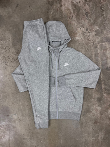 Nike Club Fleece Tracksuit Grey DripModaUk