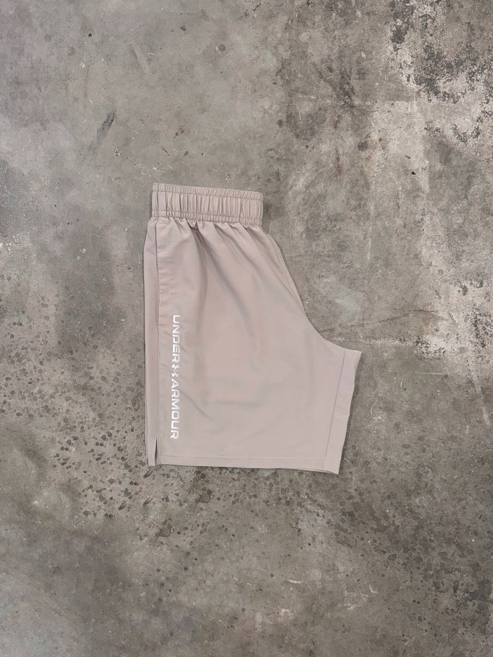 Under Armour Wordmark Short - Brown from DripModa