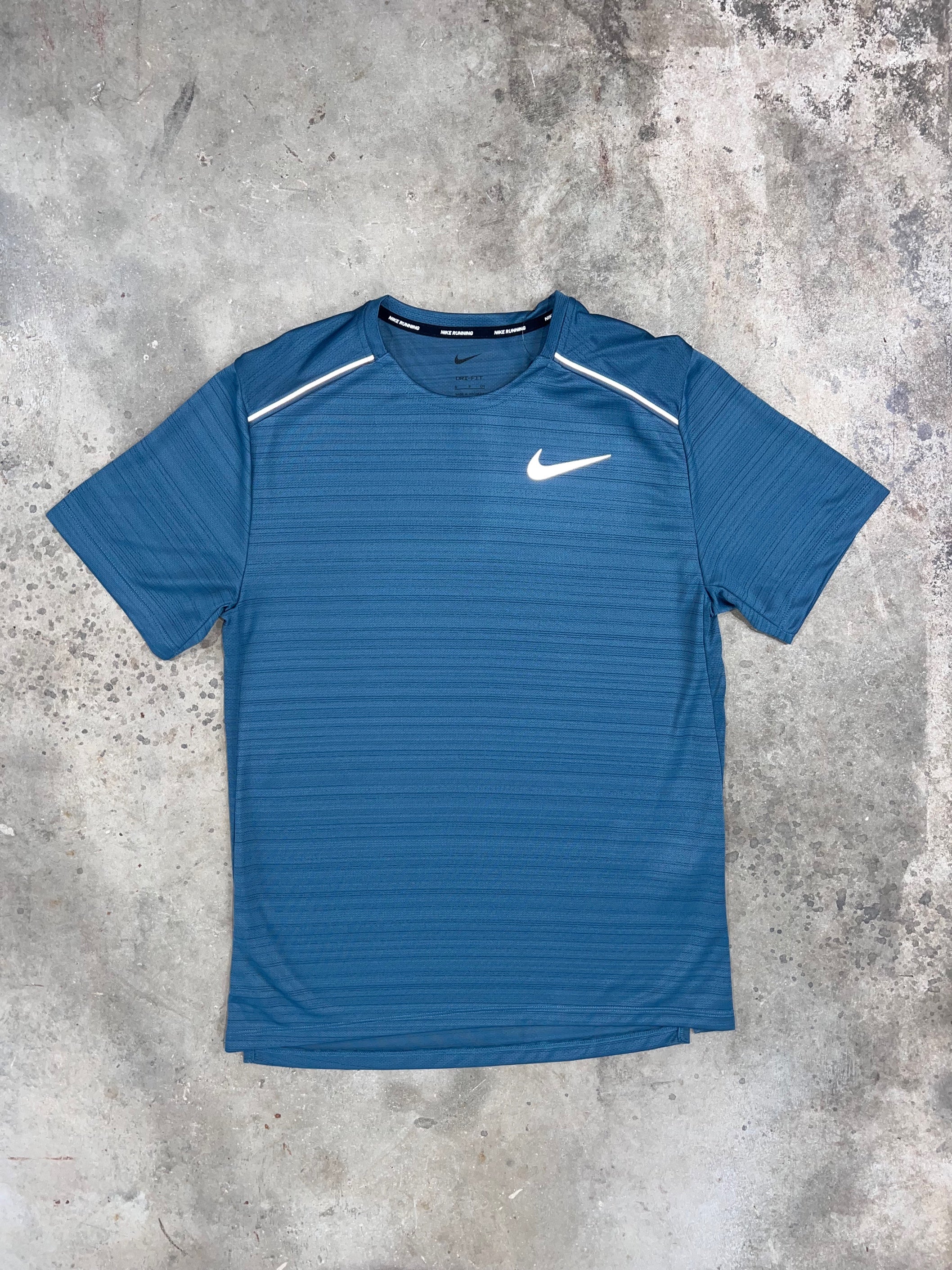 Nike Miler 1.0 T Shirt - Ocean – DripModaUk