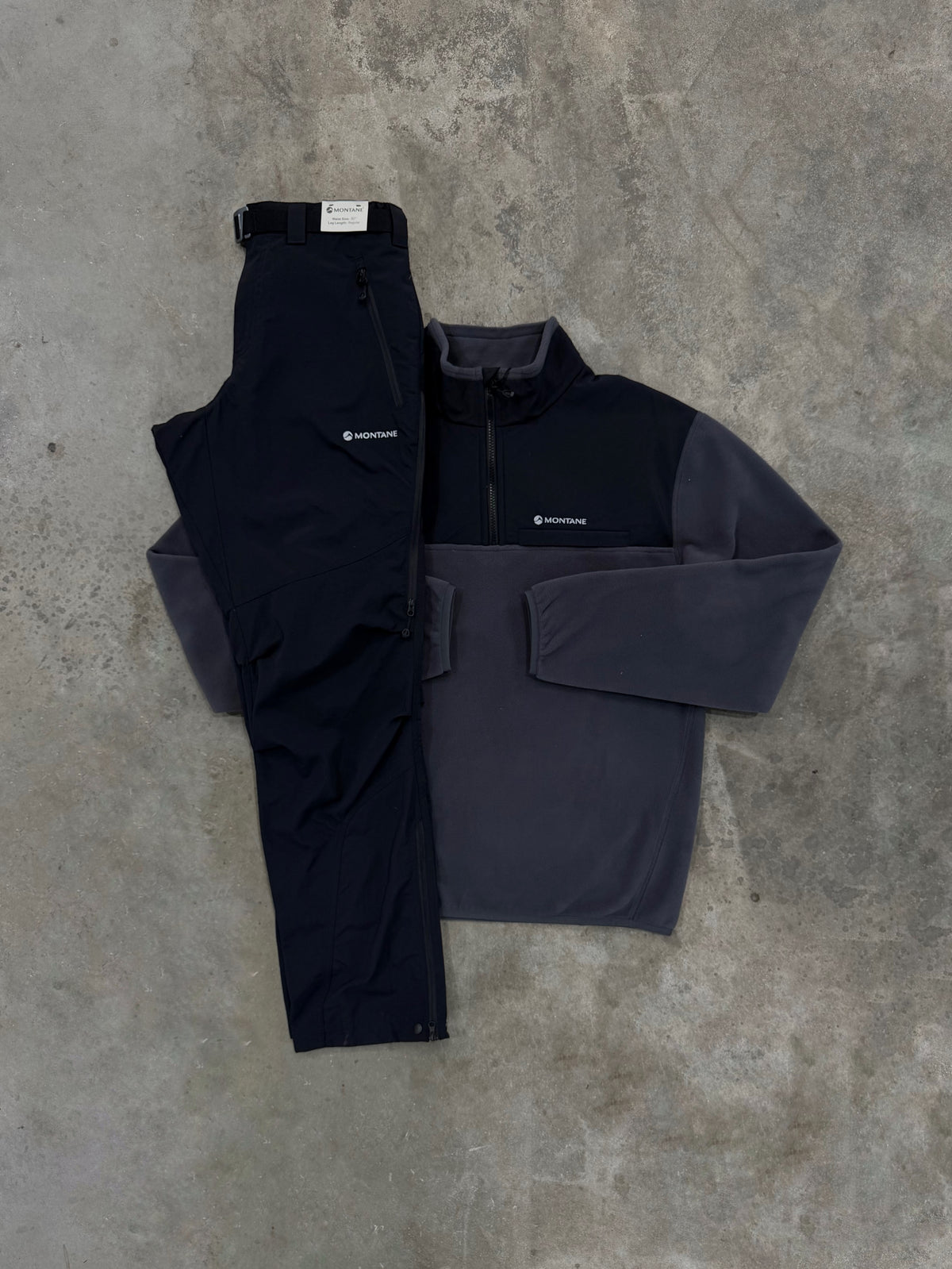 Montane Roco Midnight Grey Set - Jacket / Pant